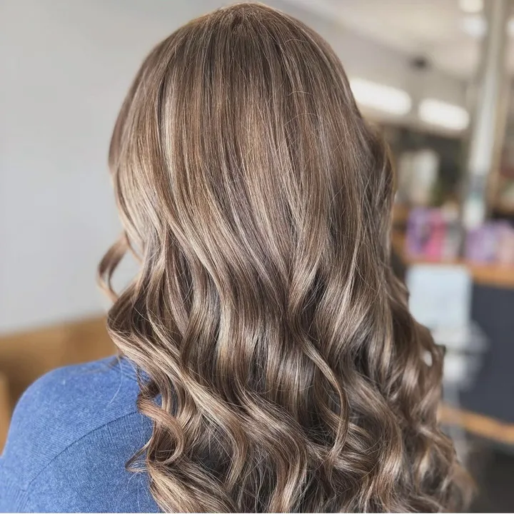Mushroom brown balayage