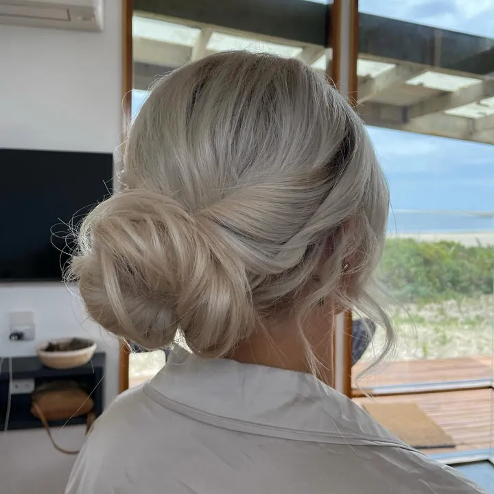 Bridal chignon